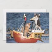 Carte de voeux Pirate Kittens (Devant)
