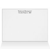 Carte de voeux Pissarro Boulevard Montmartre (Intérieur Horizontal (Haut))