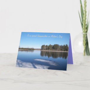 Carte de voeux pittoresque du jour de mère de