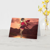Carte de voeux Pixie Dust (Fleur jaune)