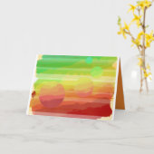 Carte de voeux planétaire (Fleur jaune)