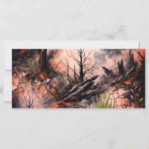 Carte de voeux Plat Artistique