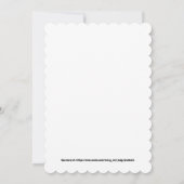 Carte de voeux plat citrouille (Dos)