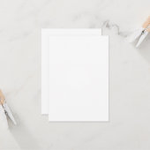 Carte de voeux plat de 3,5 po x 5 po (Devant/Arrière en situation)