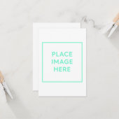 Carte de voeux plat de 3,5 po x 5 po (Devant/Arrière en situation)