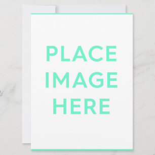 Carte de voeux plat de 6,5 po x 8,75 po