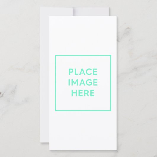 Carte de voeux plat de 8 po x 4 po (Devant)