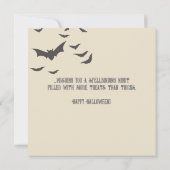 Carte de voeux Plat Halloween Enchantant (Dos)