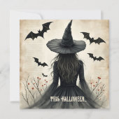 Carte de voeux Plat Halloween Enchantant (Devant)