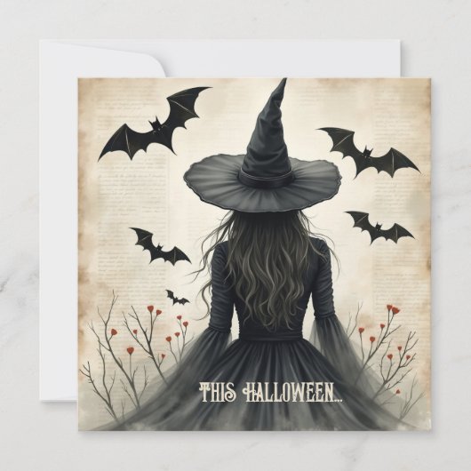 Carte de voeux Plat Halloween Enchantant (Devant)