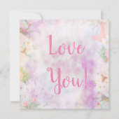 Carte de voeux plat mariage (Devant)