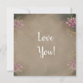 Carte de voeux plat mariage (Devant)