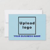 Carte de voeux Plat Pâques Bleu clair (Dos)