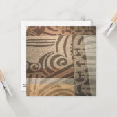 Carte de voeux plat pour tapis de Nashville (Devant/Arrière en situation)