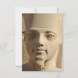 Carte de voeux plat Tutankhamon