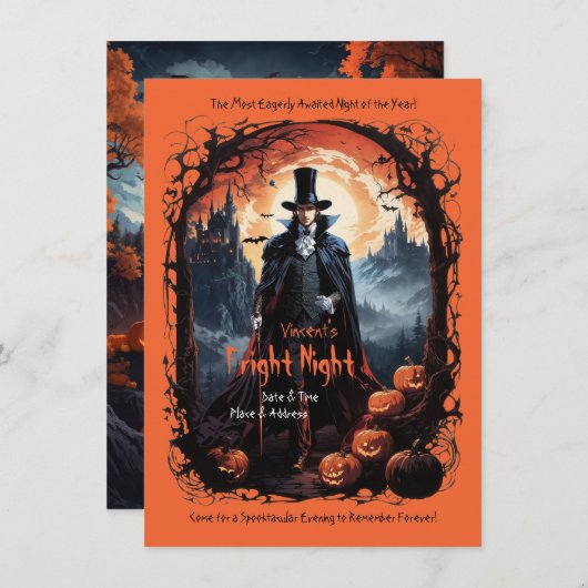 Carte de vœux plate (Devant / Derrière)