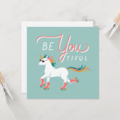 Carte de voeux plate (Devant/Arrière en situation)