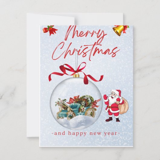 Carte de Vœux Plate (Devant)