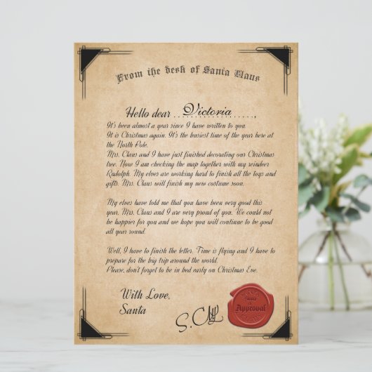 Carte de voeux plate (Debout devant)