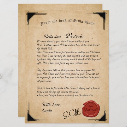 Carte de voeux plate (Devant / Derrière)