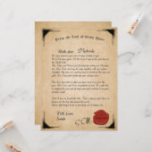 Carte de voeux plate (Devant/Arrière en situation)