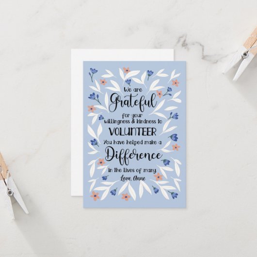 Carte de voeux plate (Devant/Arrière en situation)