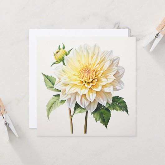 Carte de voeux plate (Devant/Arrière en situation)