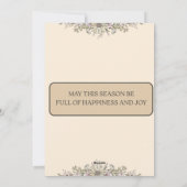 Carte de vœux plate (Dos)