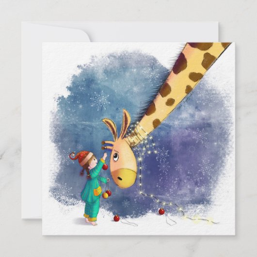 Carte de Vœux Plate (Devant)