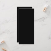 Carte de voeux plate (Devant/Arrière en situation)