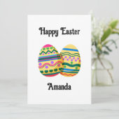 Carte de Vœux Plate (Debout devant)