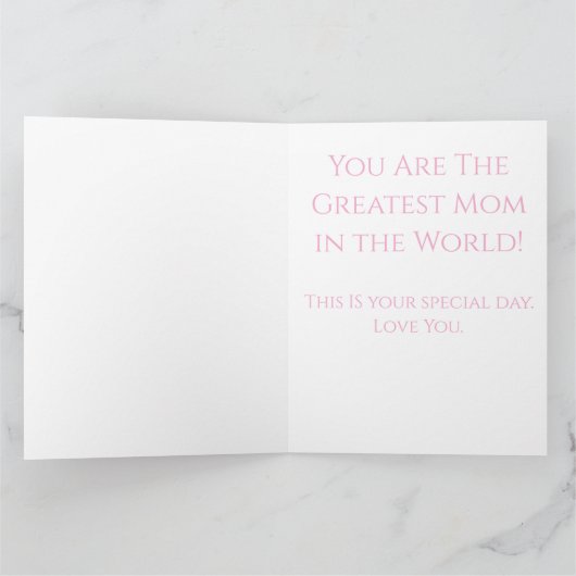 Carte de vœux plate (Intérieur)