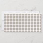 Carte de Vœux Plate (Dos)
