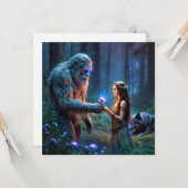 Carte de voeux plate (Devant/Arrière en situation)