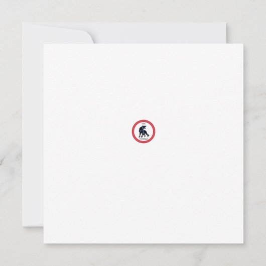 Carte de voeux plate (Dos)