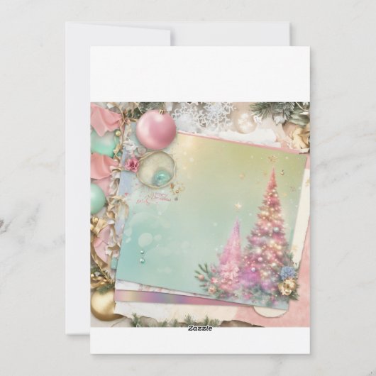 Carte de vœux plate (Dos)