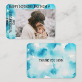 Carte de vœux plate (Devant / Derrière)