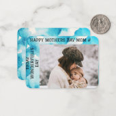 Carte de vœux plate (Devant/Arrière en situation)