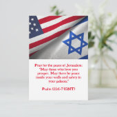 Carte de voeux plate (Debout devant)