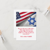 Carte de voeux plate (Devant/Arrière en situation)