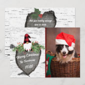 Carte de Vœux Plate (Devant / Derrière)