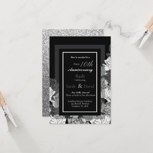 Carte de vœux plate (Devant/Arrière en situation)