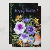 Carte de Vœux Plate (Devant / Derrière)