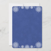 Carte de vœux plate avec photo de vacances joyeuse (Dos)