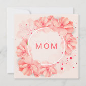 Carte de vœux plate Bonne Maman (Devant)