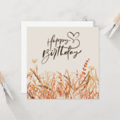 Carte de voeux plate de 8,9 cm x 12,7 cm (Devant/Arrière en situation)