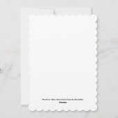 Carte de vœux plate de la Saint-Valentin Gothic He (Dos)