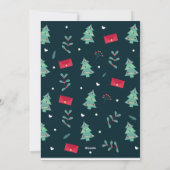 Carte de vœux plate de Noël (Dos)