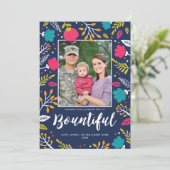 Carte de vœux plate de Noël Bounty (Debout devant)