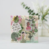 Carte de voeux plate "Gena" basée sur la foi (Debout devant)